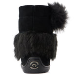Manitobah Kid's Waterproof Faux Fur Snowy Owlet Mukluk - Black