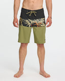 Quiksilver Mens Surfsilk Panel 20" Boardshorts - Aloe