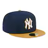 New Era New York Yankees 9FIFTY Snapback Hat - Navy Blue / Khaki