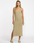 RVCA Womens Willow Tank Dress - Eucalyptus