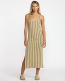 RVCA Womens Willow Tank Dress - Eucalyptus