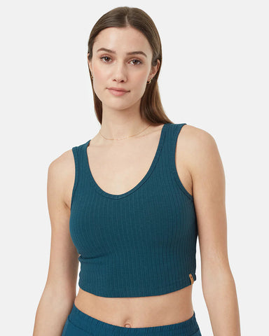 Tentree Womens Cropped Fitted Tank