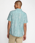 RVCA Mens Jacobs Archive Print SS Shirt - Blue Haze