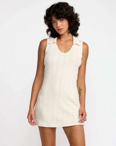 RVCA Womens Ava Mini Dress - Cloud