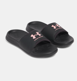 Under Armour Women's UA Ignite Select Slides - Anthracite / Pink Vortex - 016