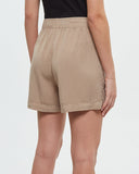 Tentree Women's Cascades Relaxed High Rise Pull-on Short - Khaki