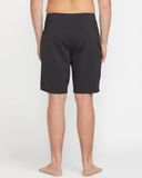 Volcom Men's Lido Solid Mod 20" Boardshorts - Black