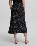 Tentree Women's Yaletown Skirt - Meteorite Black Bloom Floral