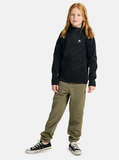 Burton Kid's Crown Weatherproof Full-Zip Fleece - True Black