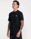 RVCA Mens Sport Vent Short Sleeve Tee - Black