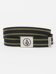 Volcom Mens Circle Web Belt - Expedition Green