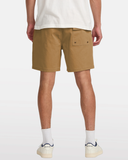 RVCA Mens Escape Elastic Shorts - Camel