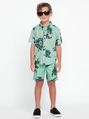 Volcom Little Boys Island Time Short Sleeve Shirt