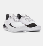 Under Armour Unisex Curry 12 Team Basketball Shoes - White / Black - 101