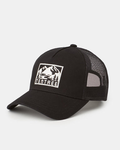 Tentree Adventure Altitude Hat - Meteorite Black / Cloud White