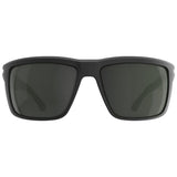 Spy Overhaul XL Sunglasses - Matte Black - Happy Gray Green + ANSI