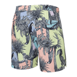 Saxx Mens Oh Buoy Stretch Volley 5" Swim Short - Aviary - Multi
