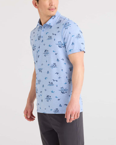 Saxx Mens DropTemp® All Day Cooling UPF Performance Polo