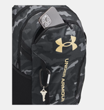 Under Armour UA Hustle 6.0 Backpack - Black / Metallic Gold - 001