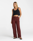 RVCA Womens Florence Pant - Madder Brown