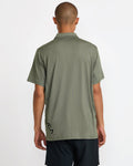 RVCA Mens Sport Vent Polo - Sage Leaf