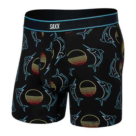 Saxx Daytripper Underwear - Sunset Crest- Black