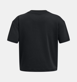 Under Armour Girls' UA Motion Short Sleeve - Black / Jet Gray - 001