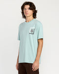 Volcom Mens Cornerstone SS Tee - Chambray