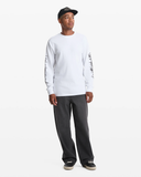 Volcom Men's Die By The Stone Long Sleeve Tee - White