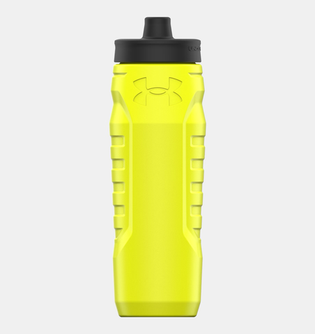 Under Armour UA Sideline Squeeze 32 oz. Water Bottle - High Vis Yellow / Black - 731