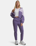 Under Armour Women's UA Rival Woven Pant - Purple Luxe / White - 520