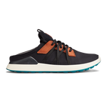 OluKai Men's Manele Breathable Golf Shoes - Black / Dark Shadow