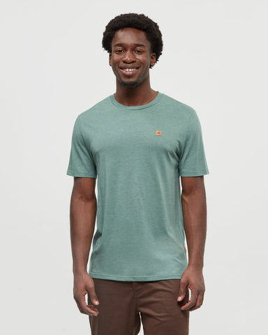 Tentree Mens Baker T-Shirt - Jade Heather