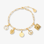 Pura Vida Harper Paperclip Chain Bracelet ~ Gold