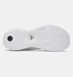 Under Armour Unisex Curry 12 Team Basketball Shoes - White / Black - 101