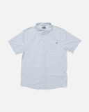 Salty Crew Mens Breezer Perforated Button Up - Off White