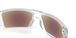 Oakley Heliostat Sunglasses - Clear W/ Prizm Sapphire Polarized