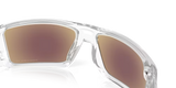 Oakley Heliostat Sunglasses - Clear W/ Prizm Sapphire Polarized