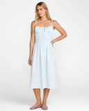 RVCA Women's Raya Midi Dress - Crystal Blue