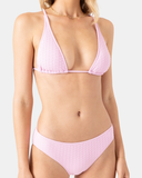Roxy Women's Haleiwa Hipster Full Bikini Bottom - Lilac Sachet