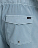 RVCA Mens VA Pigment Elastic Short Trunk 16" - Lead
