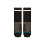 Stance Take Yur Time Mid Wool Crew Socks - Washed Black