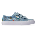 DC Kids Manual V Shoes - Heather Dark Denim