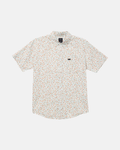 RVCA Mens Compact SS Shirt - Antique White