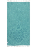Sand Cloud Towel - Mint Swirl Turtle