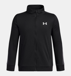 Under Armour Boys' UA Brawler Full Zip - Black / White - 001