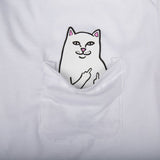 Ripndip Mens Lord Nermal Pocket L/S Tee - White