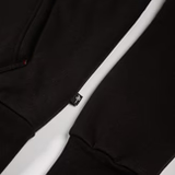 RDS Mens Faux Fur Lining Hoodie - Black