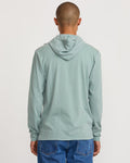 RVCA Mens PTC Pigment Hooded Long Sleeve - Lead