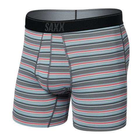 Saxx Quest Underwear -  Field Stripe - Charcoal